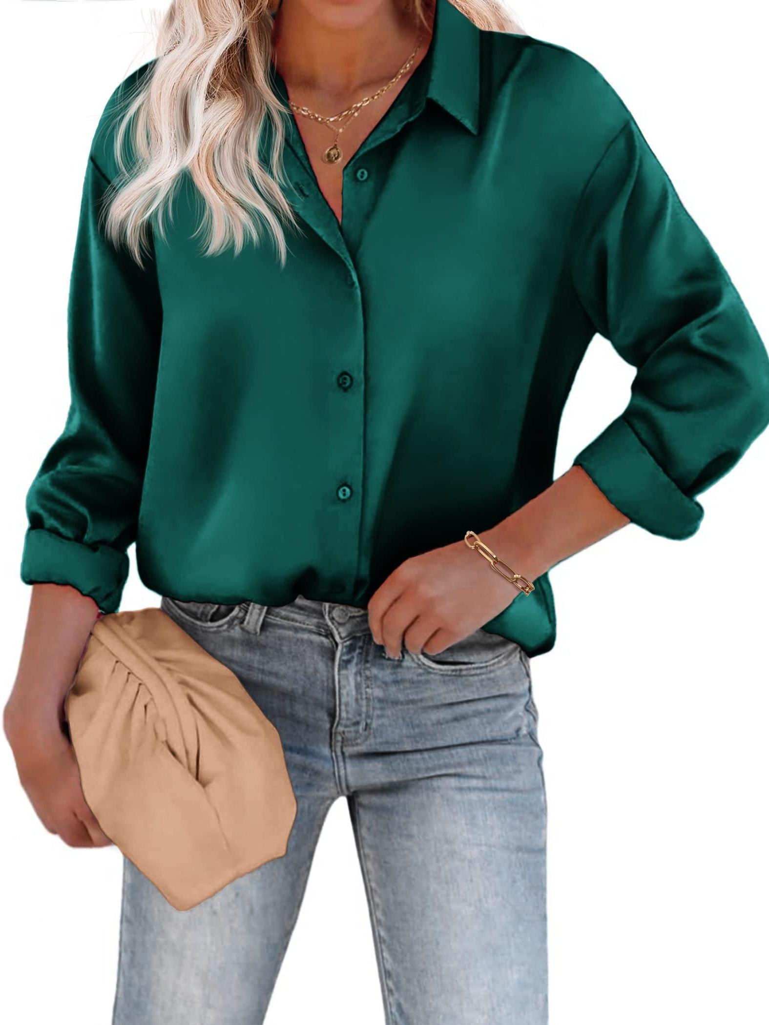 Noelia | Afslappet Og Elegant Skjortebluse Med Knapper