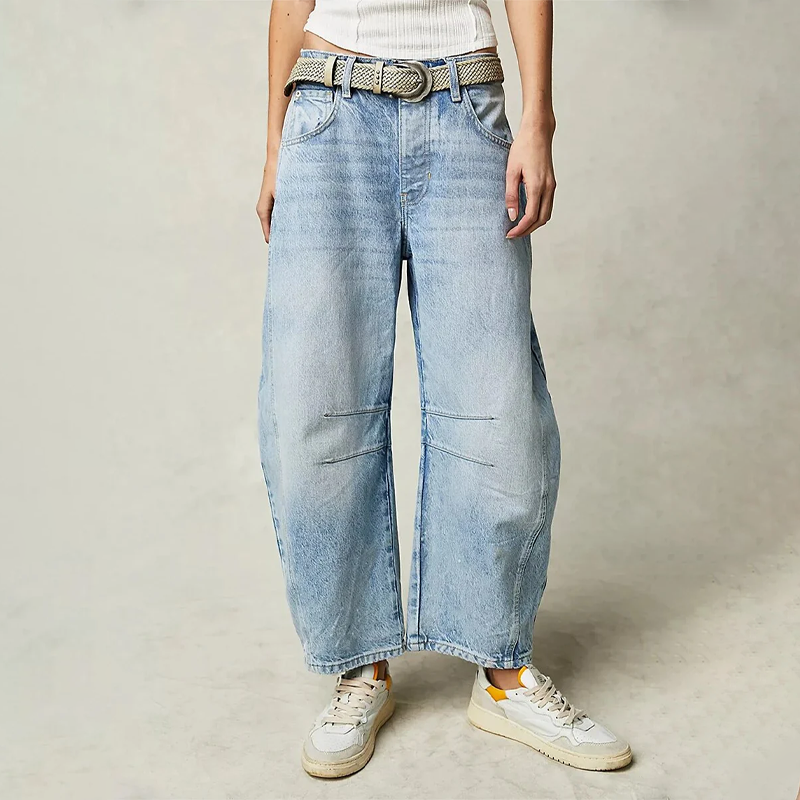 Augusta | Casual Og Behagelige Jeans Med Vide Ben