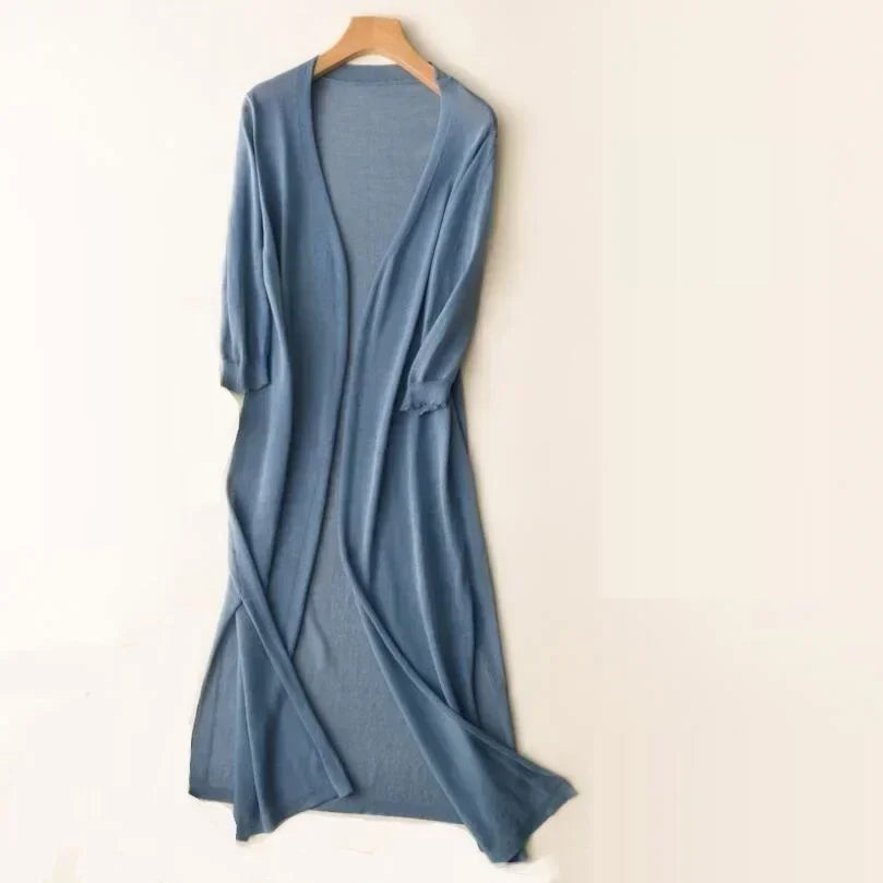 Novalie | Stilfuld Behagelig Lang Cardigan
