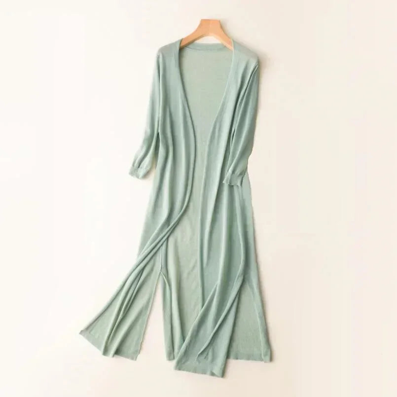 Novalie | Stilfuld Behagelig Lang Cardigan
