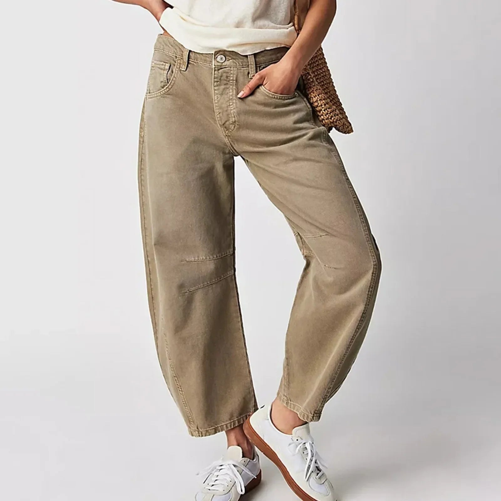Augusta | Casual Og Behagelige Jeans Med Vide Ben