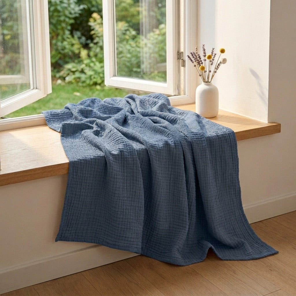 Couverture en Mousseline 100% Coton