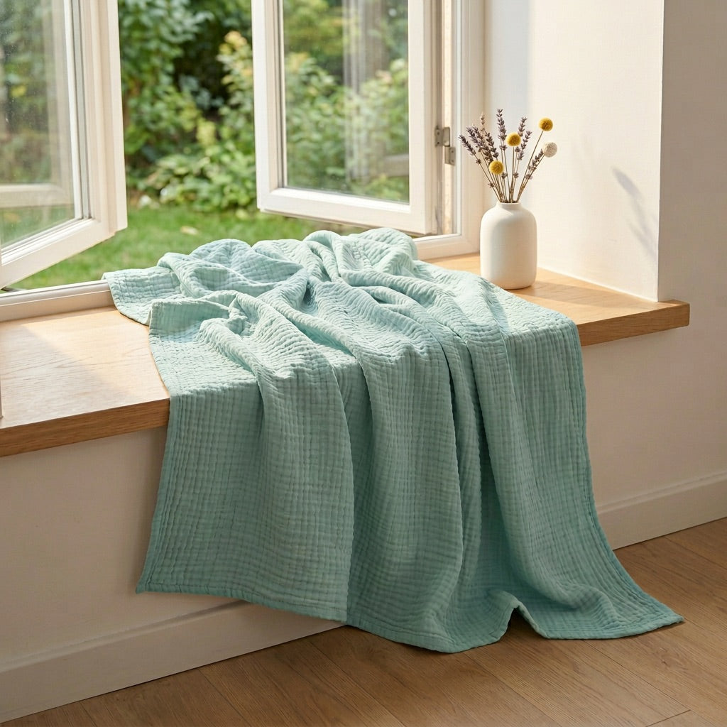 Couverture en Mousseline 100% Coton