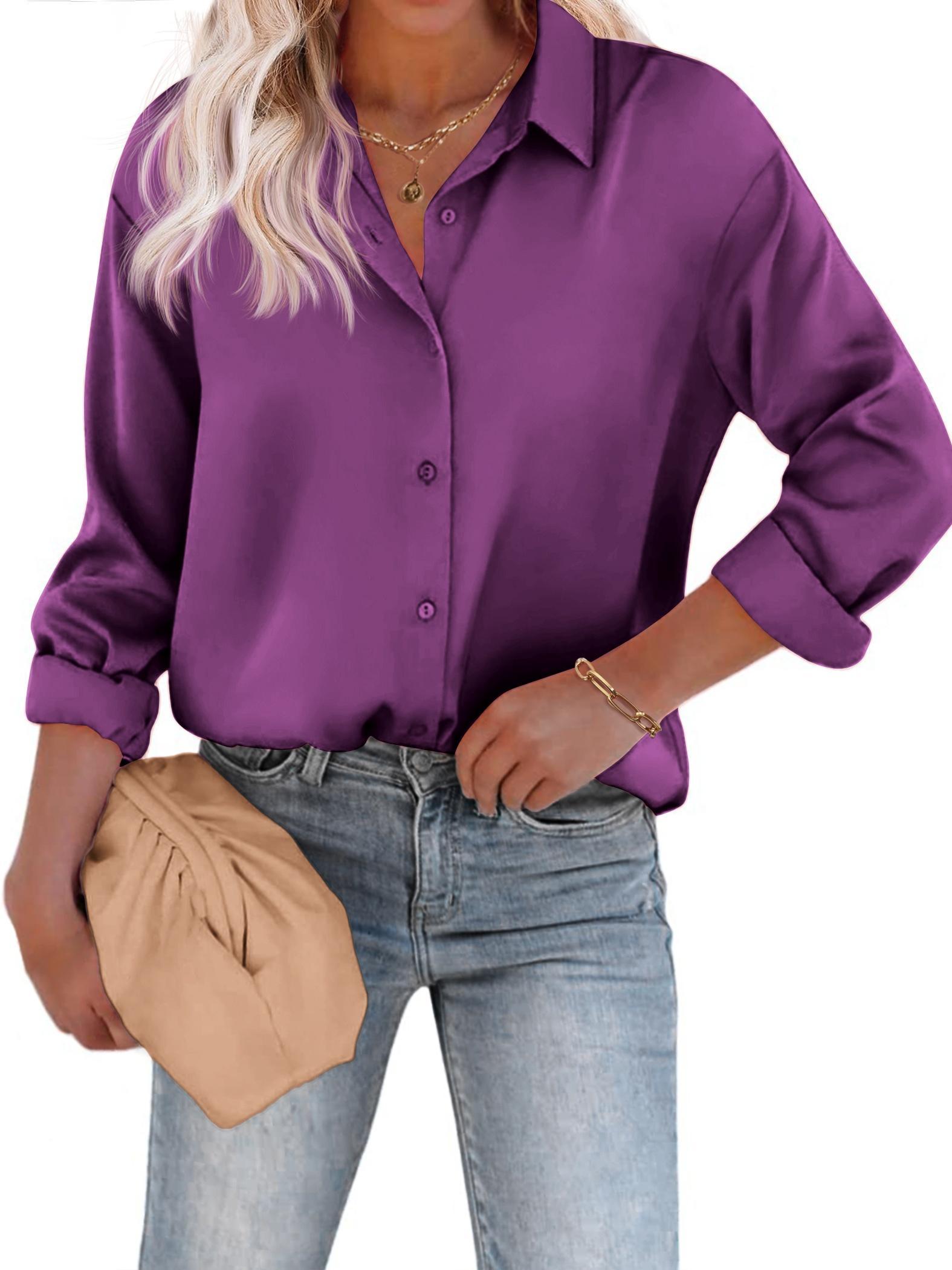 Noelia | Afslappet Og Elegant Skjortebluse Med Knapper