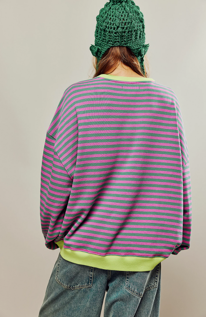 Gudrun | Stilfuld Stribet Relaxed Fit Sweater