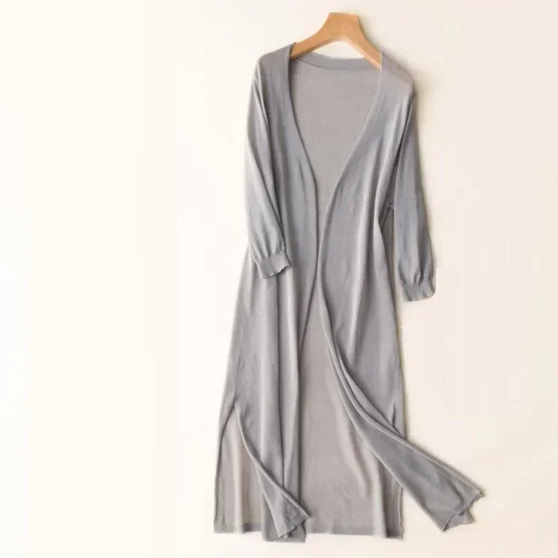 Novalie | Stilfuld Behagelig Lang Cardigan