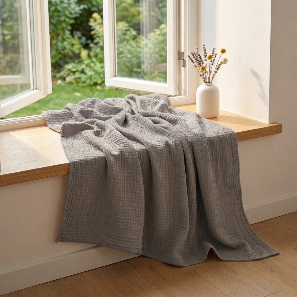 Couverture en Mousseline 100% Coton
