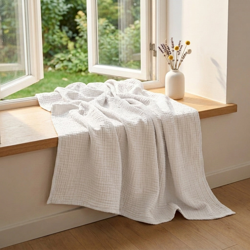 Couverture en Mousseline 100% Coton
