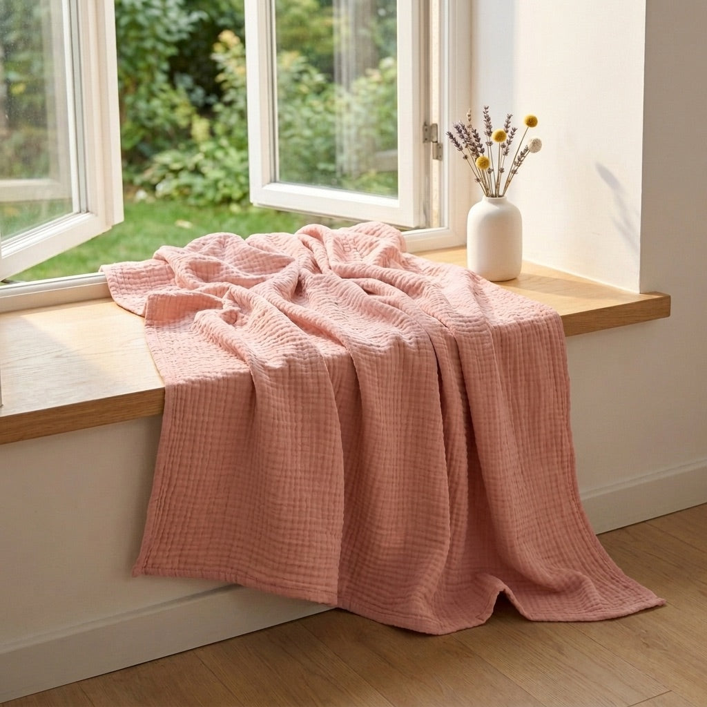 Couverture en Mousseline 100% Coton