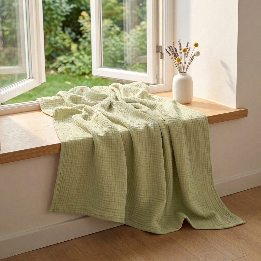 Couverture en Mousseline 100% Coton