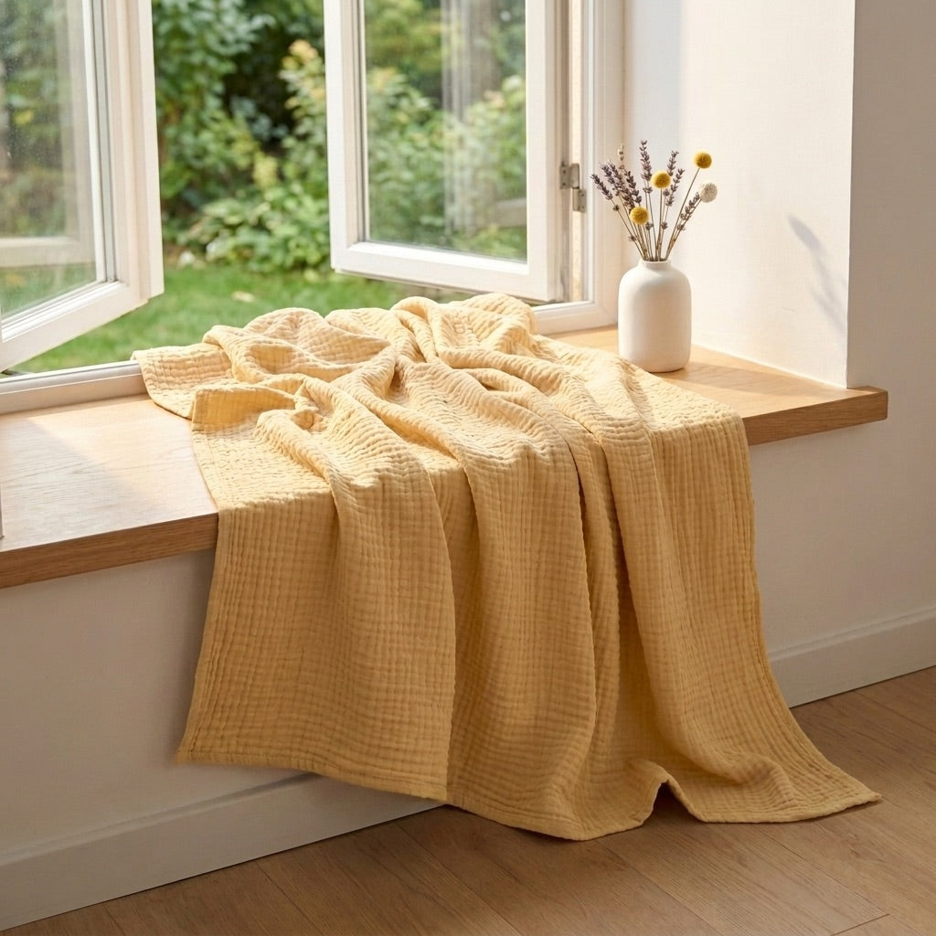 Couverture en Mousseline 100% Coton