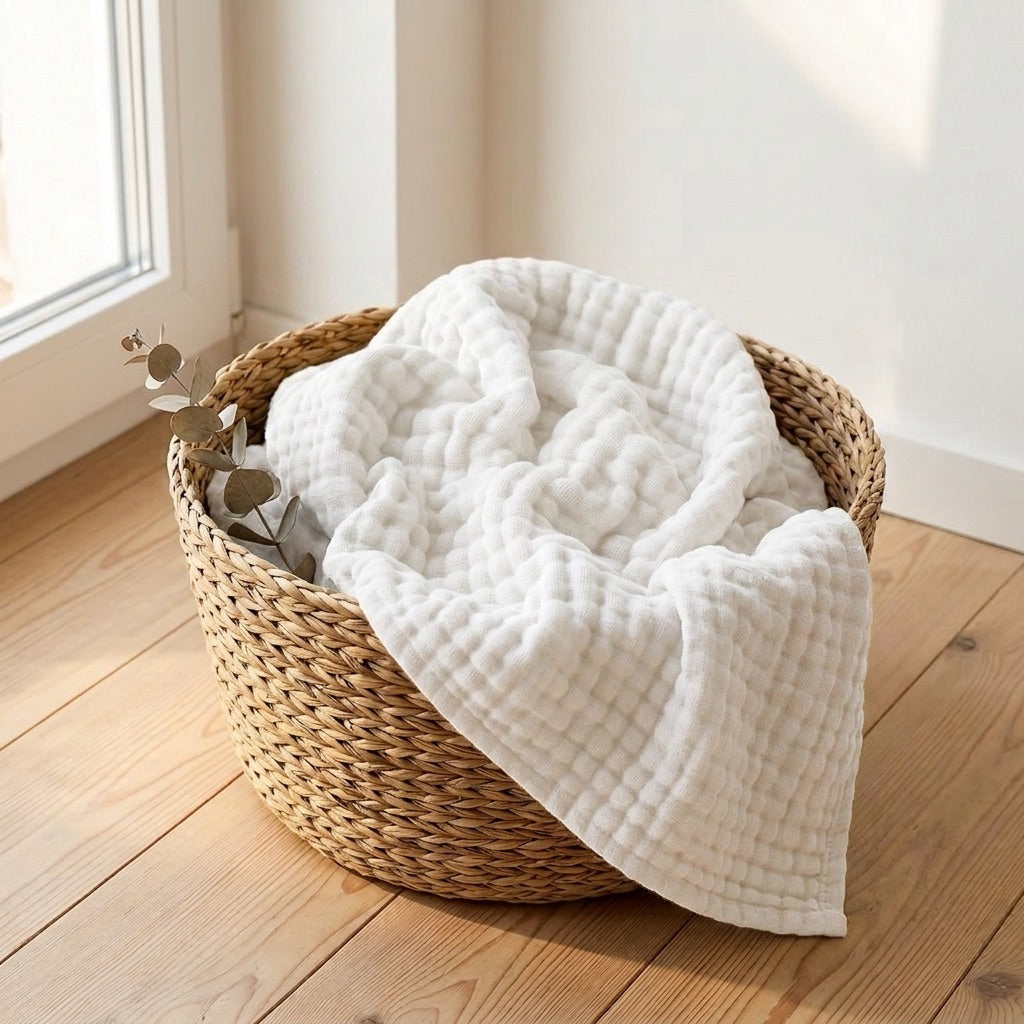 Couverture en Mousseline 100% Coton