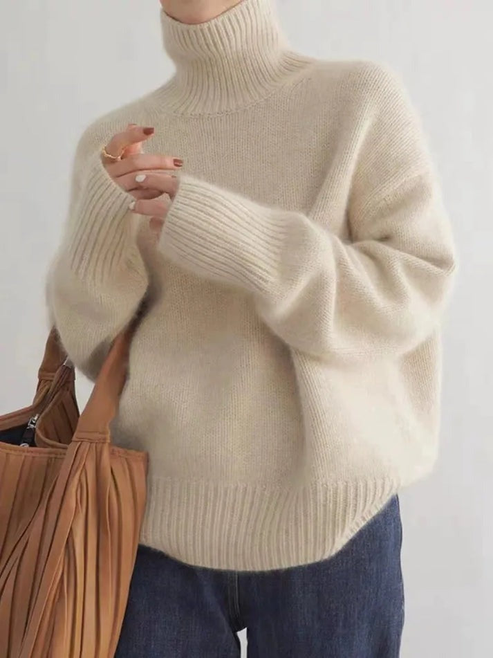 Joline | Cashmere-trøje med rullekrave